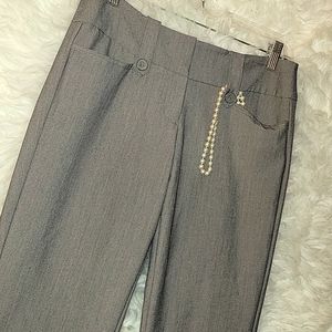 Joe Benbasset Grey Flare Leg SZ 3 Dress slacks